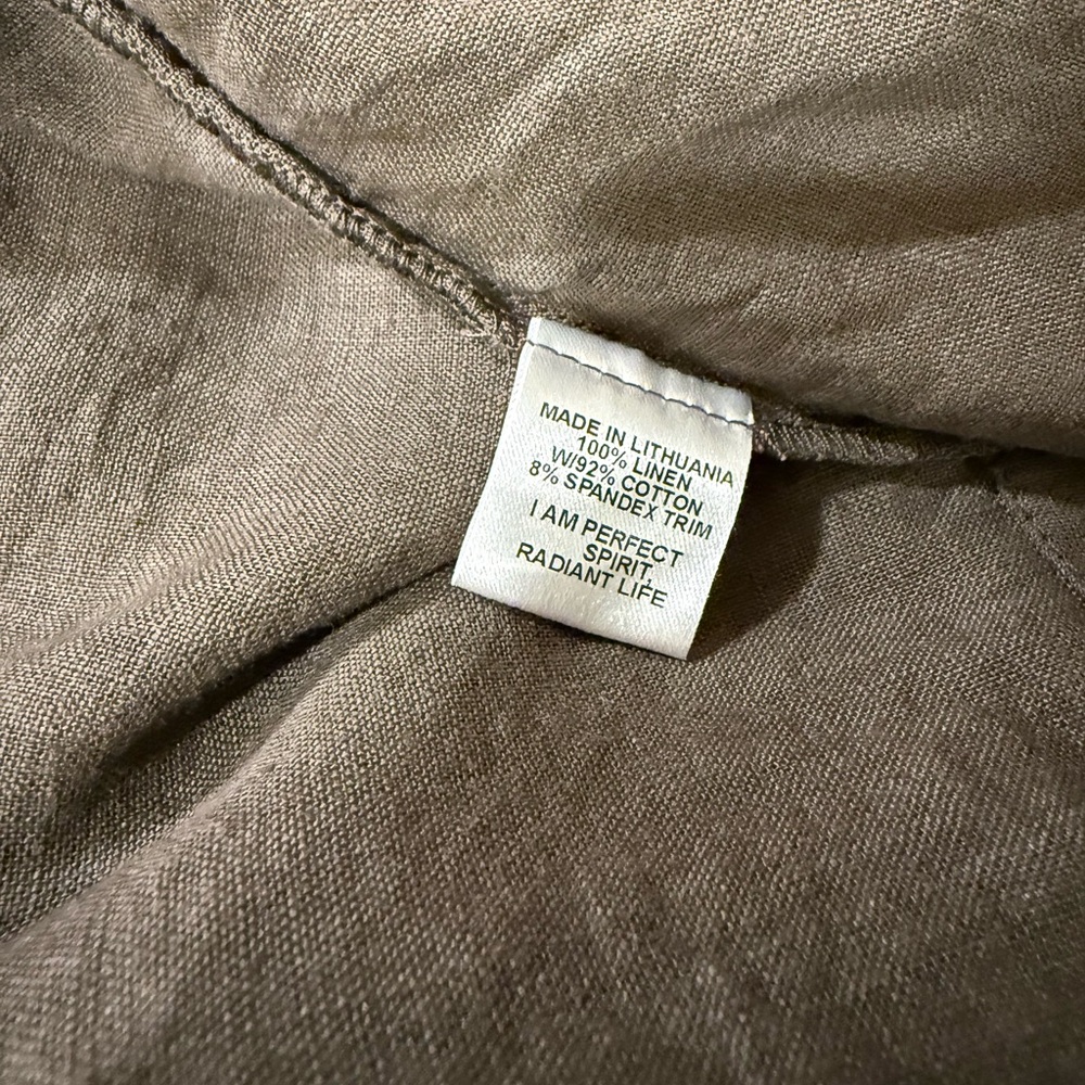 FLAX Mixed Media Linen Jacket - image 7